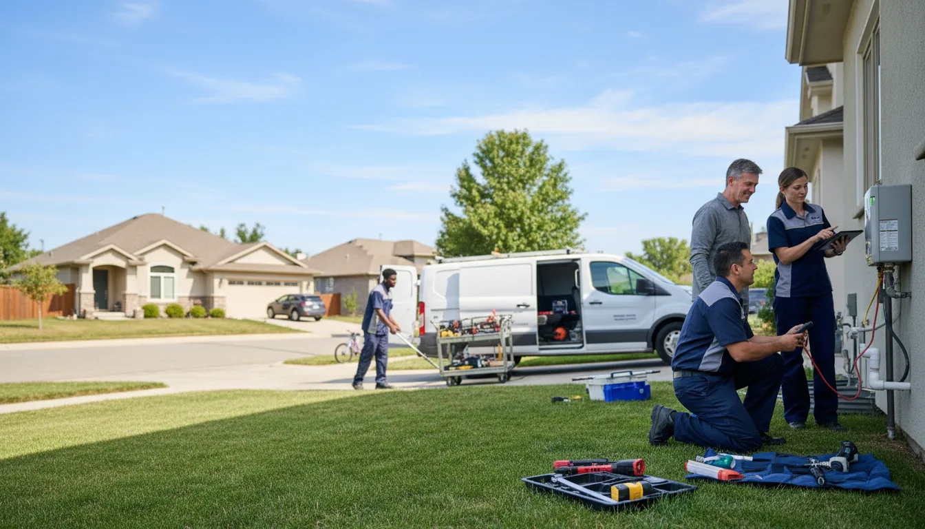 Tankless water heater service in Blackwell, TX
